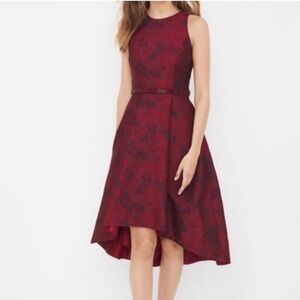 White House Black Market Flowered high low dress